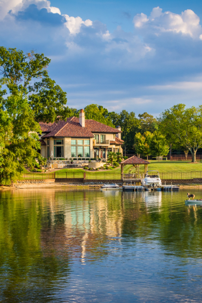 House on the shore of Lake Norman, in Cornelius, North Carolina. House on the shore of Lake Norman, in Cornelius, North Carolina.
